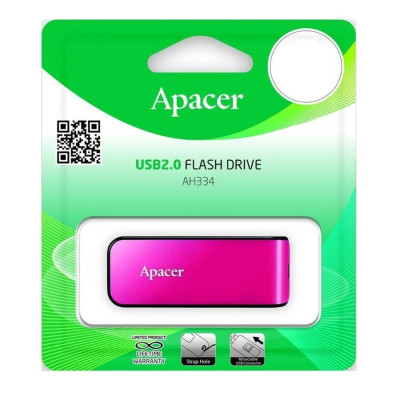 Флеш-накопичувач Apacer USB 2.0 AH334 64Gb Pink