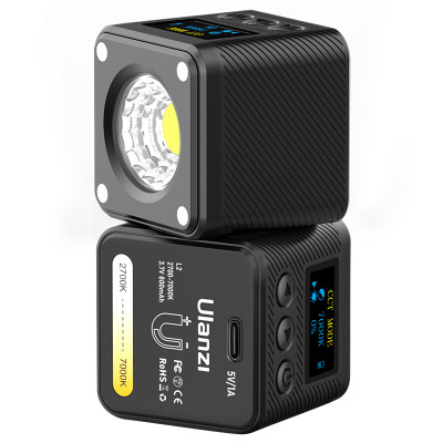 Відеосвітло Ulanzi L2 Bi-color COB Vedio Light, IP6, 5W, Black (3051) Відеосвітло Ulanzi L2 Bi-color COB Vedio Light, IP6, 5W, Black (3051)