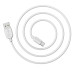 Кабель BOROFONE BX14 USB to Type-C 2.4A, 1m, PVC, TPE connectors, White Кабель BOROFONE BX14 USB to Type-C 2.4A, 1m, PVC, TPE connectors, White