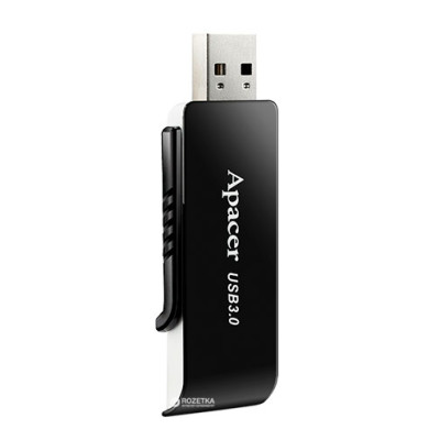Флеш-накопичувач Apacer USB 3.2 Gen 1 AH350 32Gb Black