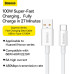 Кабель Baseus Superior Series Fast Charging Data Cable USB to Type-C 100W 2m Moon White Кабель Baseus Superior Series Fast Charging Data Cable USB to Type-C 100W 2m Moon White