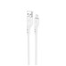 Кабель HOCO X97 Crystal color silicone charging data cable Micro white