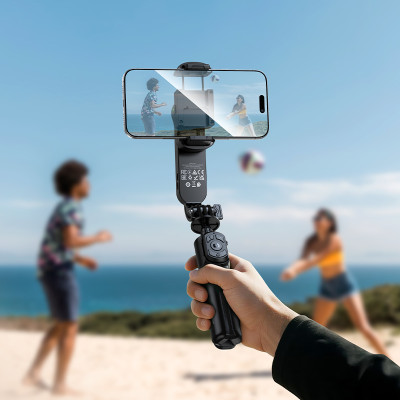 Селфі-трипод HOCO K90 Feliz single-axis live broadcast holder Black