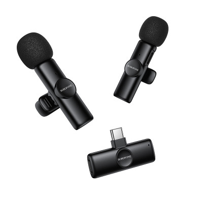 Бездротова мікрофонна система BOROFONE BFK16A Winner dual-mic (Type-C) Black