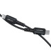 Кабель ACEFAST C4-01 Type-C to iP 3A, 30W, 1.8m, nylon, zinc connectors, Black