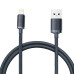 Кабель Baseus Crystal Shine Series Fast Charging Data Cable USB to iP 2.4A 1.2m Black Кабель Baseus Crystal Shine Series Fast Charging Data Cable USB to iP 2.4A 1.2m Black