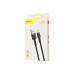 Кабель Baseus Cafule Cable USB For Micro 2.4A 1m Gray+Black Кабель Baseus Cafule Cable USB For Micro 2.4A 1m Gray+Black