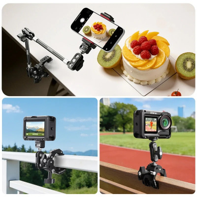 Штатив-тримач Ulanzi CO78 Magic Arm Kit(Super Clamp & Two-Section Magic Arm Kit) Штатив-тримач Ulanzi CO78 Magic Arm Kit(Super Clamp & Two-Section Magic Arm Kit)