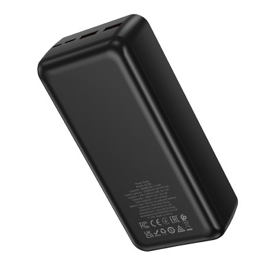 Зовнішній акумулятор BOROFONE BJ78B Clever power bank(30000mAh) Black