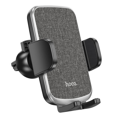 Автотримач для телефона HOCO CA94 Polaris push-type air outlet car holder Black