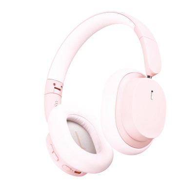 Бездротові накладні навушники Baseus Bowie D05 Wireless Headphones Baby Pink