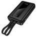 Зовнішній акумулятор HOCO J162A Full power 22.5W+PD20W fully compatible power bank with two cables(20000mAh) Black