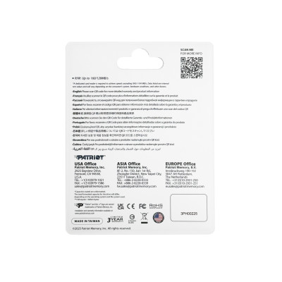 Карта пам'яті microSDXC (UHS-1) Patriot Viper Gaming Series 128Gb class 10 V30 A2 (adapter SD)