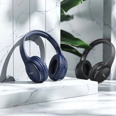Бездротові накладні навушники HOCO W40 Mighty BT headphones Blue