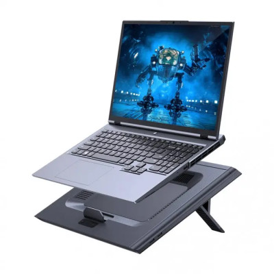 Підставка Baseus ThermoCool Heat-Dissipating Laptop Stand (Turbo Fan Version) Gray