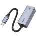 Мережевий адаптер HOCO UA37 Type-C ethernet adapter (1000 Mbps) Metal Gray