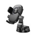 Автотримач для телефона HOCO H76 Crown one-button car holder(center console) Black Metal Gray