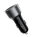 Автомобільний зарядний пристрій ACEFAST B21 75W(USB-C+USB-A)car charger Metal Gray