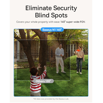 IP-камера відеоспостереження Baseus Security N1 Plus Outdoor Camera 2K 2-Cam Kit White AU