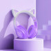 Бездротові накладні навушники HOCO W42 Cat ears BT headphones Purple Grape Бездротові накладні навушники HOCO W42 Cat ears BT headphones Purple Grape