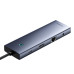 USB-хаб Baseus UltraJoy Series 10-Port HUB Docking Station Space Grey(Type-C to HDMI4K@60Hz*1+VGA*1+USB 3.0*3+PD*1+RJ45*1+SD/TF*1+3.5mm*1) USB-хаб Baseus UltraJoy Series 10-Port HUB Docking Station Space Grey(Type-C to HDMI4K@60Hz*1+VGA*1+USB 3.0*3+PD*1+RJ45*1+SD/TF*1+3.5mm*1)