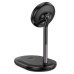 Бездротовий зарядний пристрій HOCO CW40 Noble 3-in-1 magnetic holder with wireless fast charging Black
