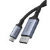Адаптер Baseus High Definition Series Type-C to DP 8K Adapter 1.5m Cluster Black