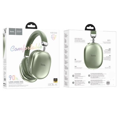 Бездротові накладні навушники HOCO W35 Max Joy BT headphones Green
