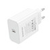 Мережевий зарядний пристрій BOROFONE BA107A Stellar single port PD30W charger (EU) White