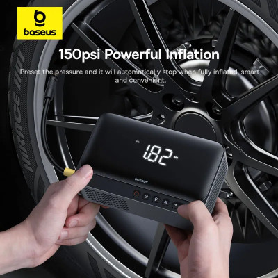 Автомобільний пуско-зарядний пристрій з насосом Baseus Super Energy Series 4-in-1 Car Jump Starter 600A Cluster Black Автомобільний пуско-зарядний пристрій з насосом Baseus Super Energy Series 4-in-1 Car Jump Starter 600A Cluster Black