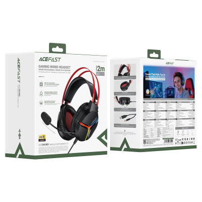 Навушники ігрові ACEFAST H16 gaming wired headset Black Навушники ігрові ACEFAST H16 gaming wired headset Black