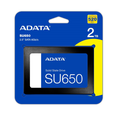 Накопичувач SSD ADATA Ultimate SU650 2TB 2.5 Накопичувач SSD ADATA Ultimate SU650 2TB 2.5