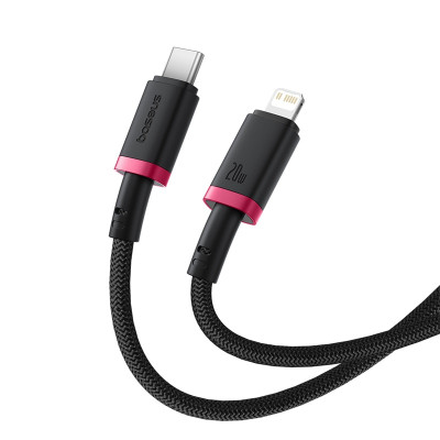 Кабель Baseus Dura Series Fast Charging Cable Type-C to iP 20W 2m Red+Black Кабель Baseus Dura Series Fast Charging Cable Type-C to iP 20W 2m Red+Black