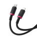 Кабель Baseus Dura Series Fast Charging Cable Type-C to iP 20W 2m Red+Black Кабель Baseus Dura Series Fast Charging Cable Type-C to iP 20W 2m Red+Black