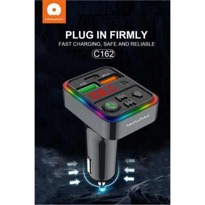 АЗП з FM-модулятором WUW-C162 Black