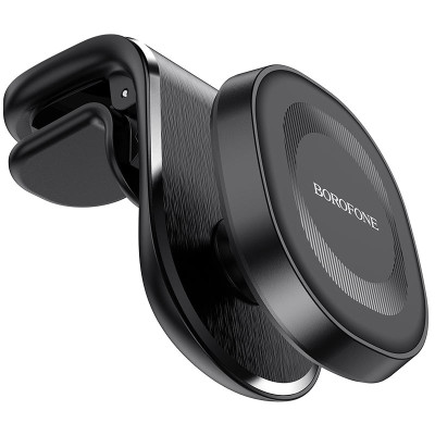 Автотримач для телефона BOROFONE BH40 Kyle air outlet magnetic car holder Black Автотримач для телефона BOROFONE BH40 Kyle air outlet magnetic car holder Black
