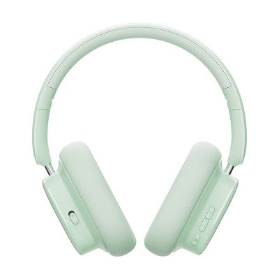 Бездротові накладні навушники Baseus Bowie H1i Noise-Cancellation Wireless Headphones Natural Green