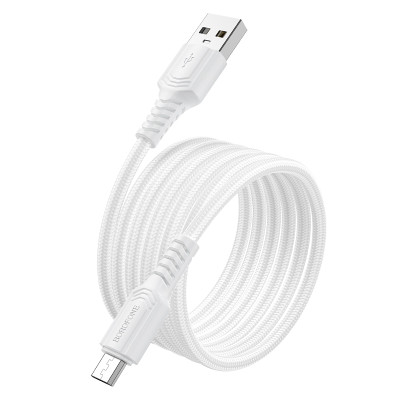 Кабель BOROFONE BX116 Certain charging data cable Micro White Кабель BOROFONE BX116 Certain charging data cable Micro White