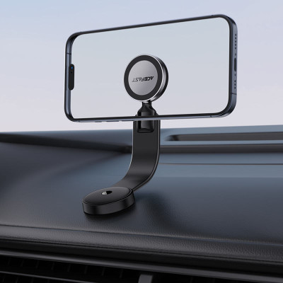 Автотримач для телефона з БЗП ACEFAST D37 magnetic wireless charging car holder for dashboard Black Автотримач для телефона з БЗП ACEFAST D37 magnetic wireless charging car holder for dashboard Black
