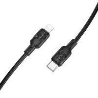 Кабель BOROFONE BX113 Lenny PD silicone charging data cable iP(L=1M) Black