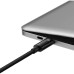Кабель Baseus Tungsten Gold Fast Charging Data Cable Type-C to Type-C 240W 2m Black