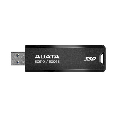 Портативний SSD ADATA SC610 500GB USB 3.2  550/500Mb/s Black