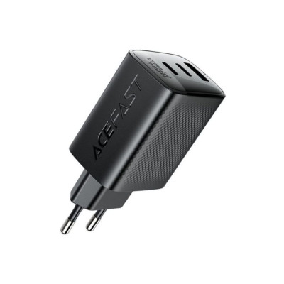 Мережевий зарядний пристрій ACEFAST A108 PD67W GaN (2*USB-C+USB-A) charger Black Мережевий зарядний пристрій ACEFAST A108 PD67W GaN (2*USB-C+USB-A) charger Black