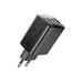 Мережевий зарядний пристрій ACEFAST A108 PD67W GaN (2*USB-C+USB-A) charger Black Мережевий зарядний пристрій ACEFAST A108 PD67W GaN (2*USB-C+USB-A) charger Black
