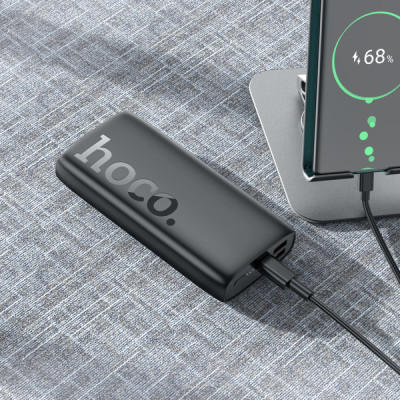 Внешний аккумулятор HOCO J122A Respect 22.5W+PD20W fully compatible power bank(20000mAh) Black