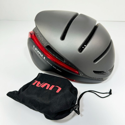 Захисний шолом Livall EVO21 (L) Dark Night (58-62см), передній та задній ліхтар поворотів та стопів, додаток, Bluetooth, пульт BR80