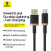 Кабель Baseus Dura Series Fast Charging Cable USB to Type-C 60W 1m Gold+Black Кабель Baseus Dura Series Fast Charging Cable USB to Type-C 60W 1m Gold+Black