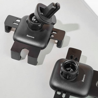 Автотримач для телефона Baseus Cube Gravity Vehicle-mounted Holder Black Автотримач для телефона Baseus Cube Gravity Vehicle-mounted Holder Black