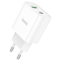 Мережевий зарядний пристрій HOCO C80A Plus Rapido PD20W+QC3.0 charger White Мережевий зарядний пристрій HOCO C80A Plus Rapido PD20W+QC3.0 charger White