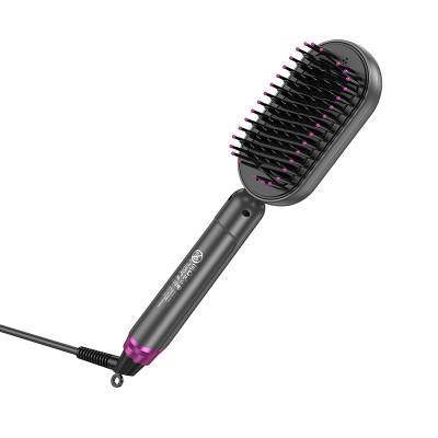 Гребінець для випрямлення волосся з цифровим дисплеєм HOCO HP44 Electric straightening hair comb with digital display(EU) Rose red Гребінець для випрямлення волосся з цифровим дисплеєм HOCO HP44 Electric straightening hair comb with digital display(EU) Rose red